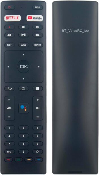 Replacement Voice Remote Control fit for Kivi Smart 4K UHD LED LCD Android TV