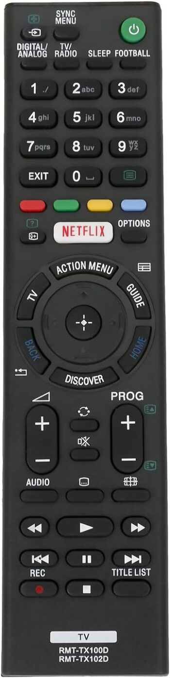 New RMT-TX100D RMT-TX102D Replacement Remote Control fit for Sony TV KD-65X8508C