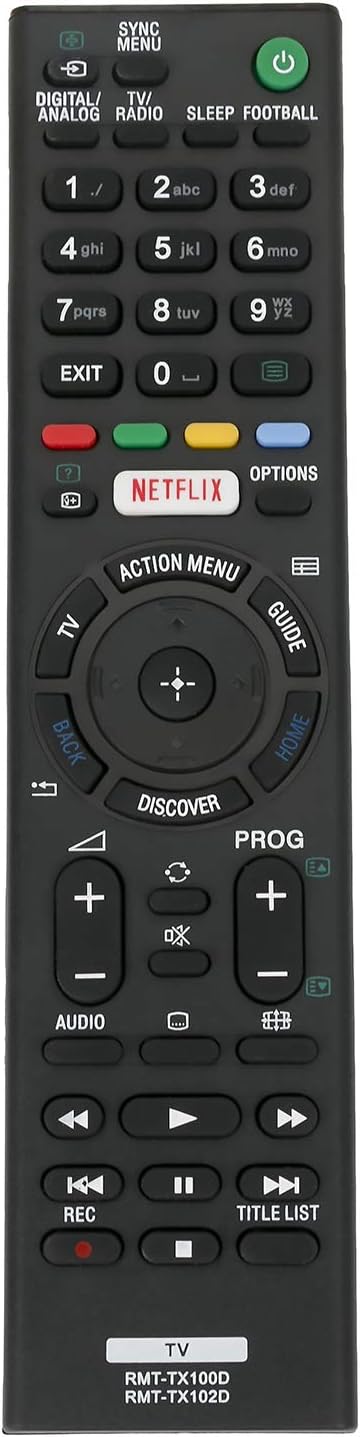 New RMT-TX100D RMT-TX102D Replacement Remote Control fit for Sony TV KD-65X8508C