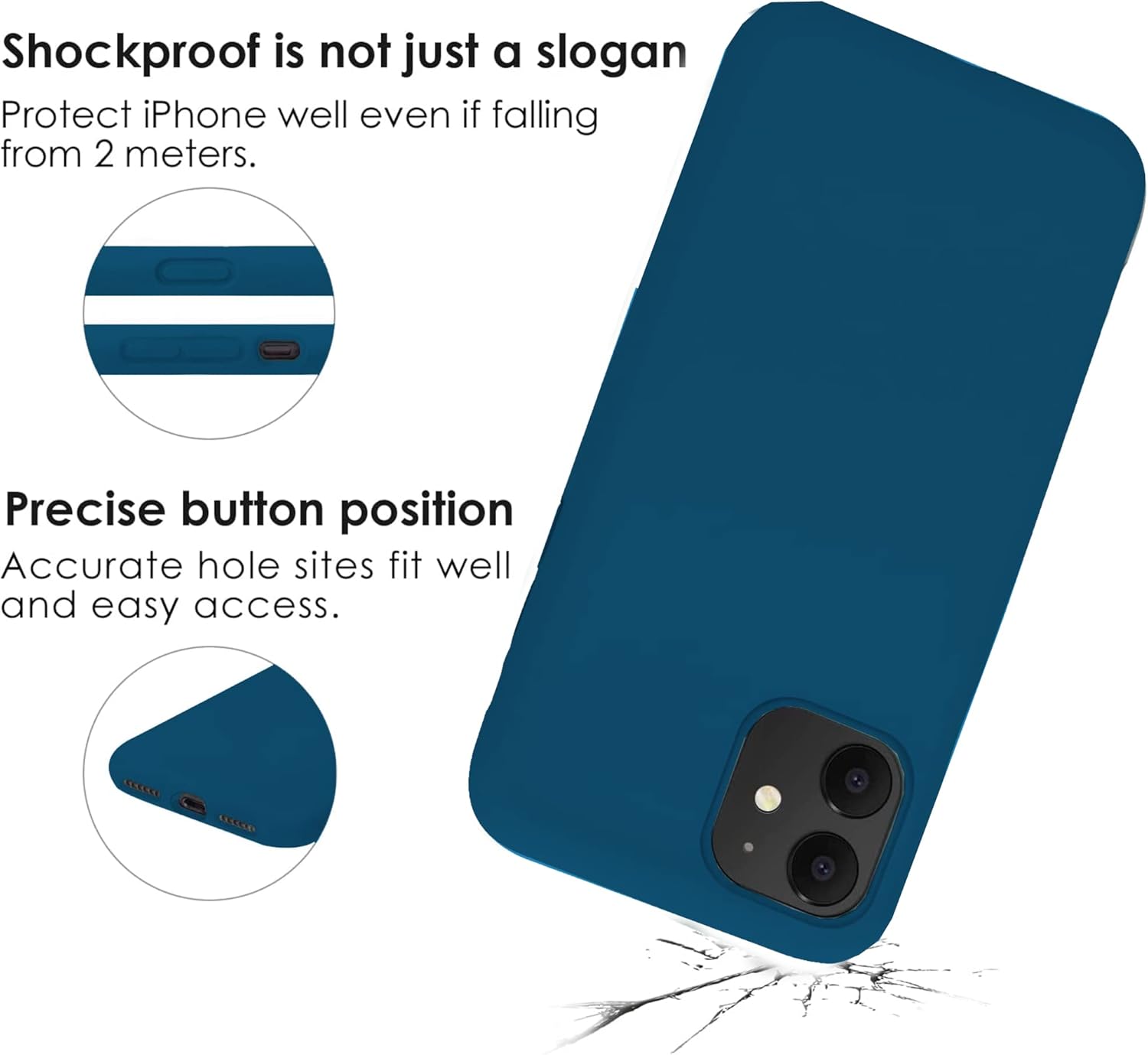 For iPhone 11 Soft Protective Case - Blue - Image 4