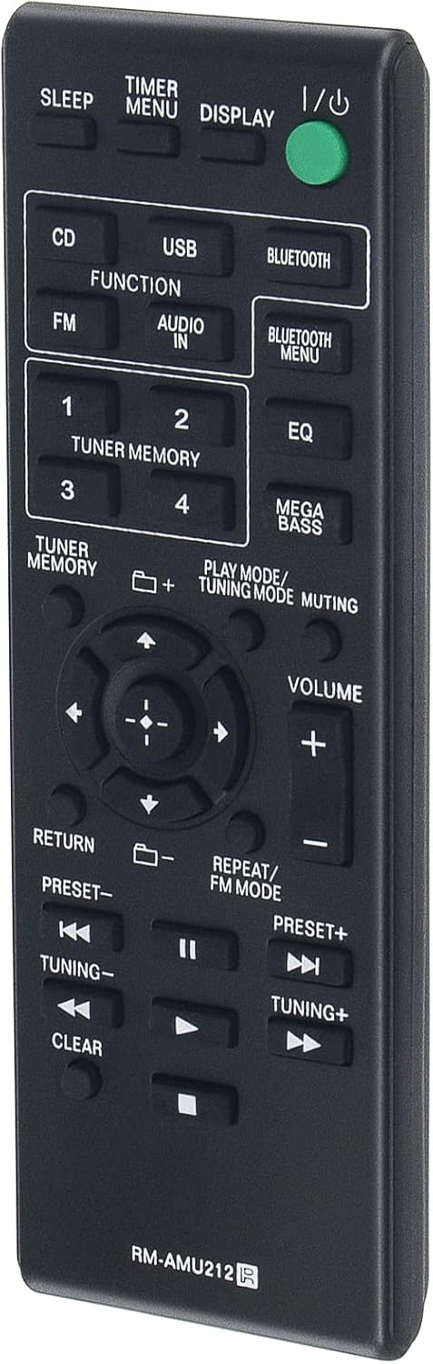 New RM-AMU212 RMAMU212 Replacement Remote Control fit for Sony Home Audio System - Image 2