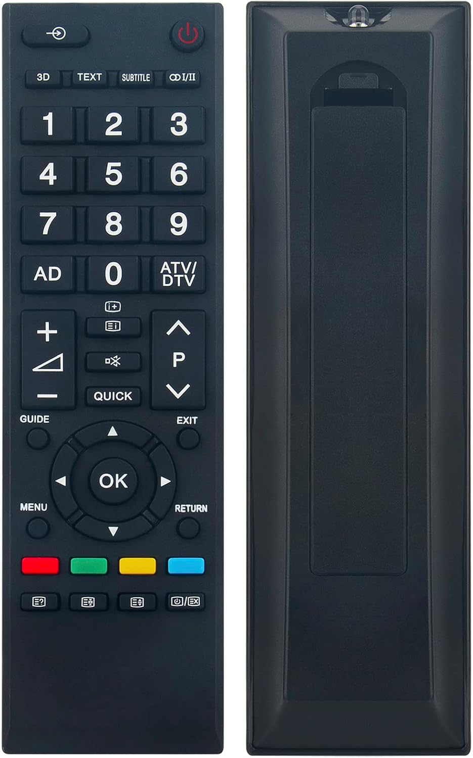 CT90437 Replacement IR Remote Control for Toshiba TV 40L5333 50L533