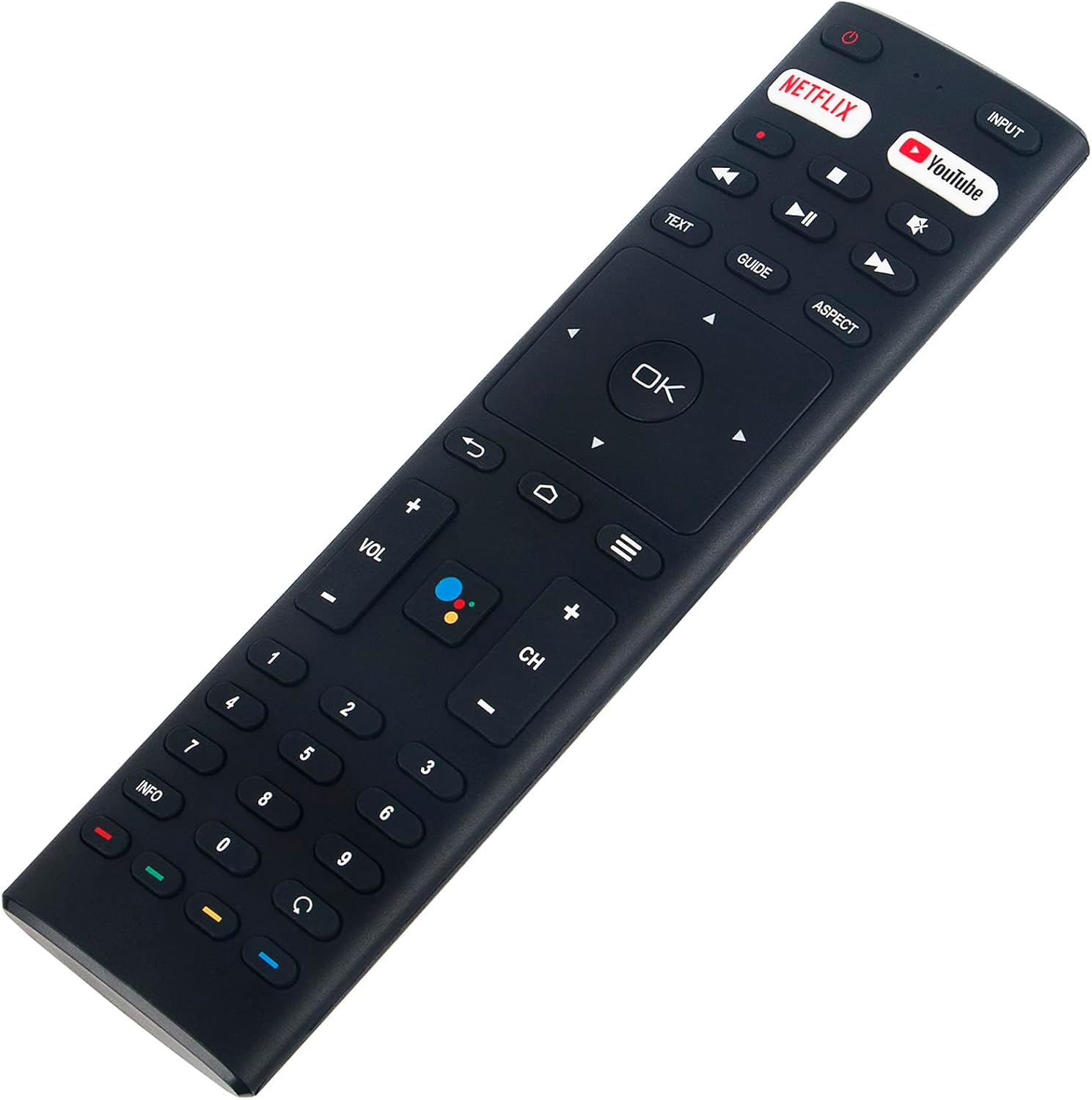 Replacement Voice Remote Control fit for Hitachi Android LED TV CLE-1044 CR-42A - Image 3