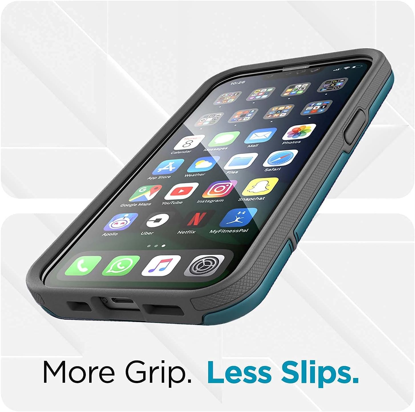 For iPhone 13 Pro Case Protective Heavy Duty Phone Case (Blue) - Image 6