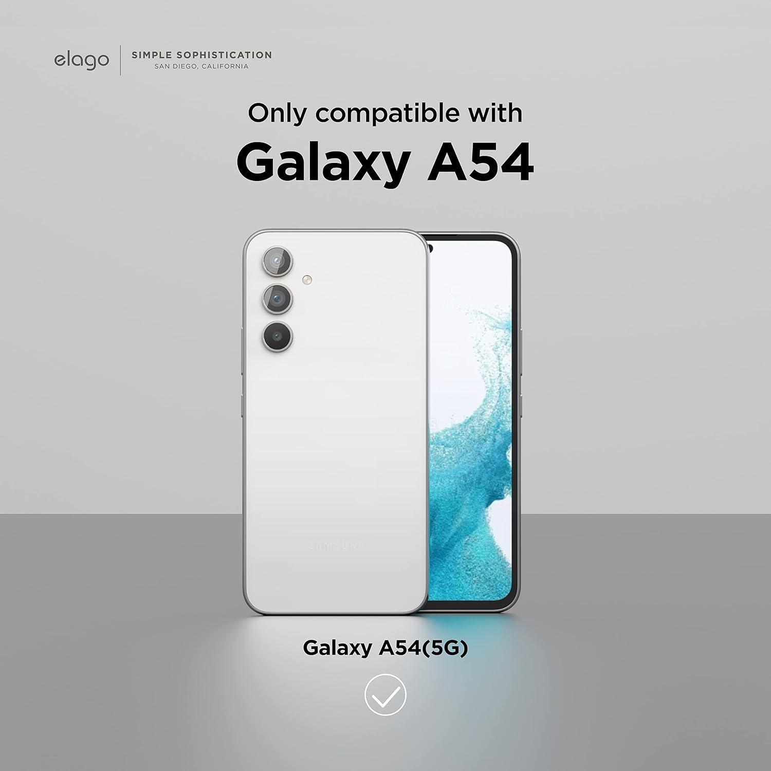 Hybrid TPU Clear Case Compatible with Samsung Galaxy A54 - Image 2