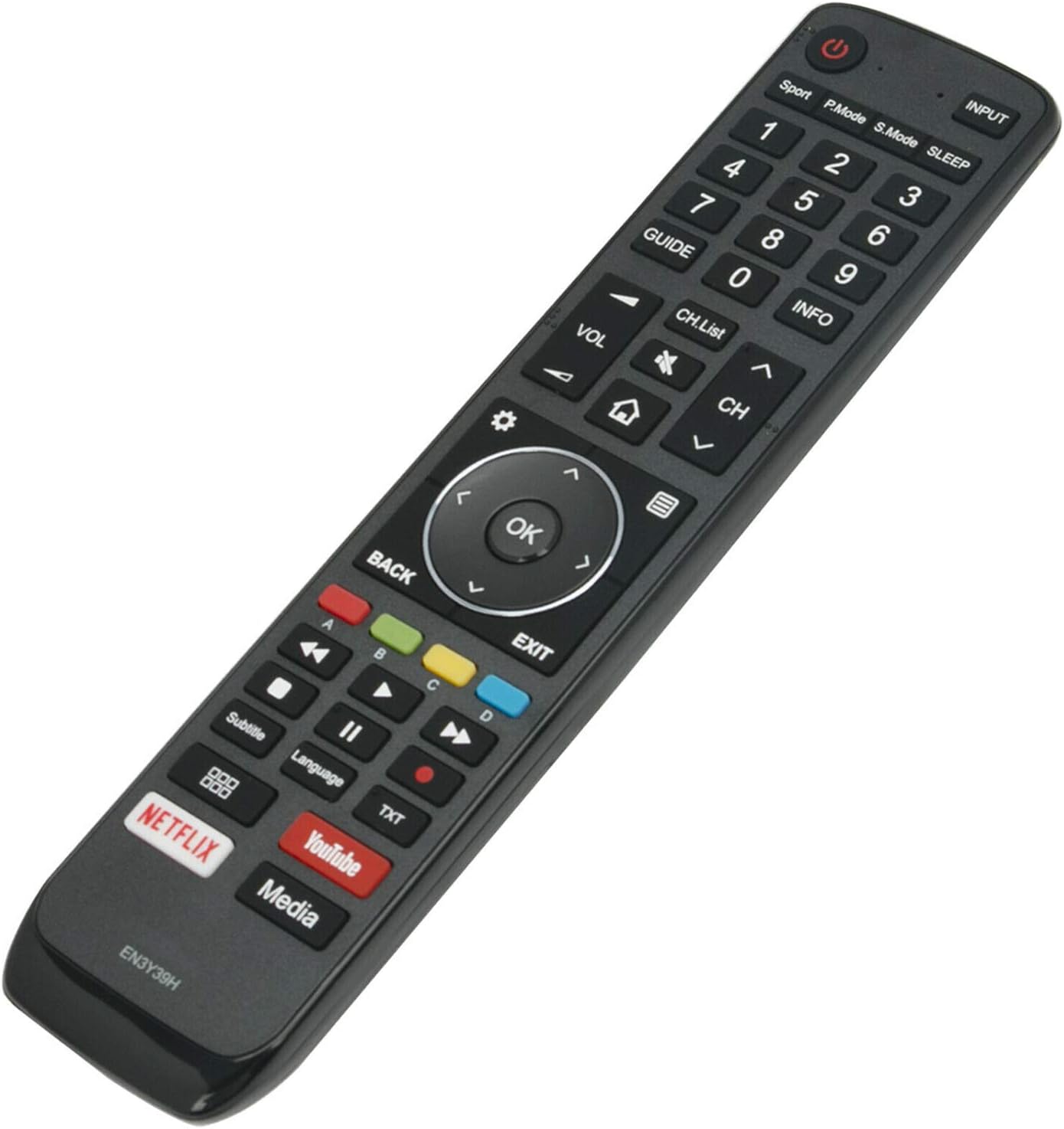 New EN3Y39H Remote Control sub EN-3A31 EN3A31 Compatible with Hisense LCD LED TV - Image 2