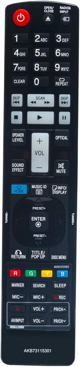 New AKB73115301 Replacement Remote Control Suit for LG LCD TV HR536D HR558D