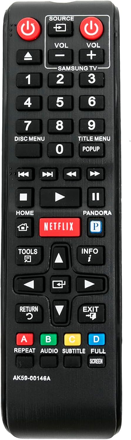 Replacement Remote Compatible with Samsung Blu-Ray DVD Player - Image 4
