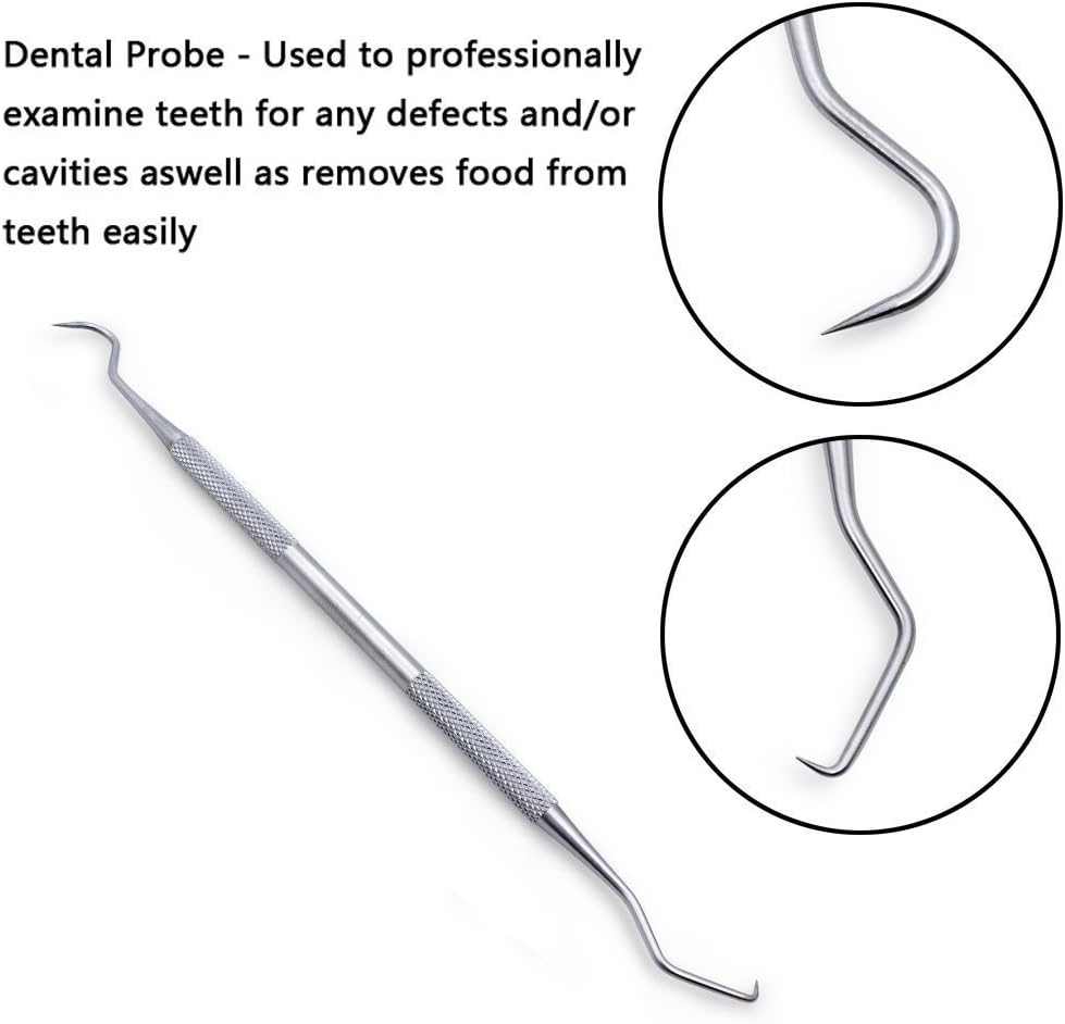 Professional Dental Cleaning Tools, Plaque Remover Kit - 6 Tools - Image 6