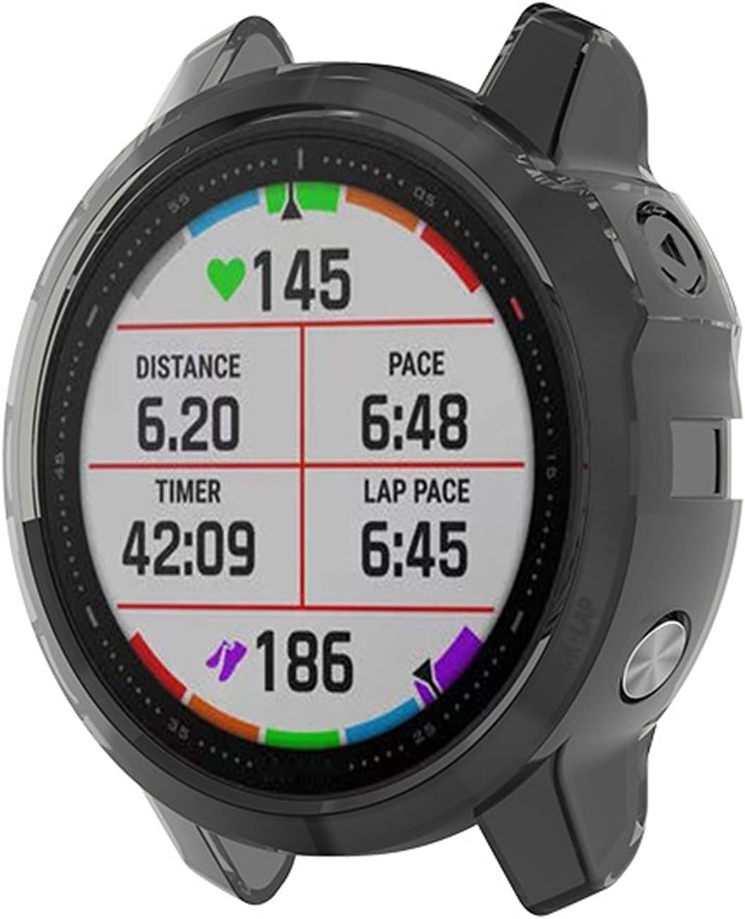 Garmin Fenix 6s/6s Pro Case, Soft PC Protective Cover Bumper Shell - Image 3