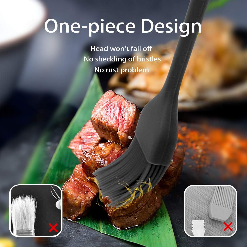 Silicone Basting Pastry Brush - Cooking Brush for Oil Sauce Butter Marinades - Image 3