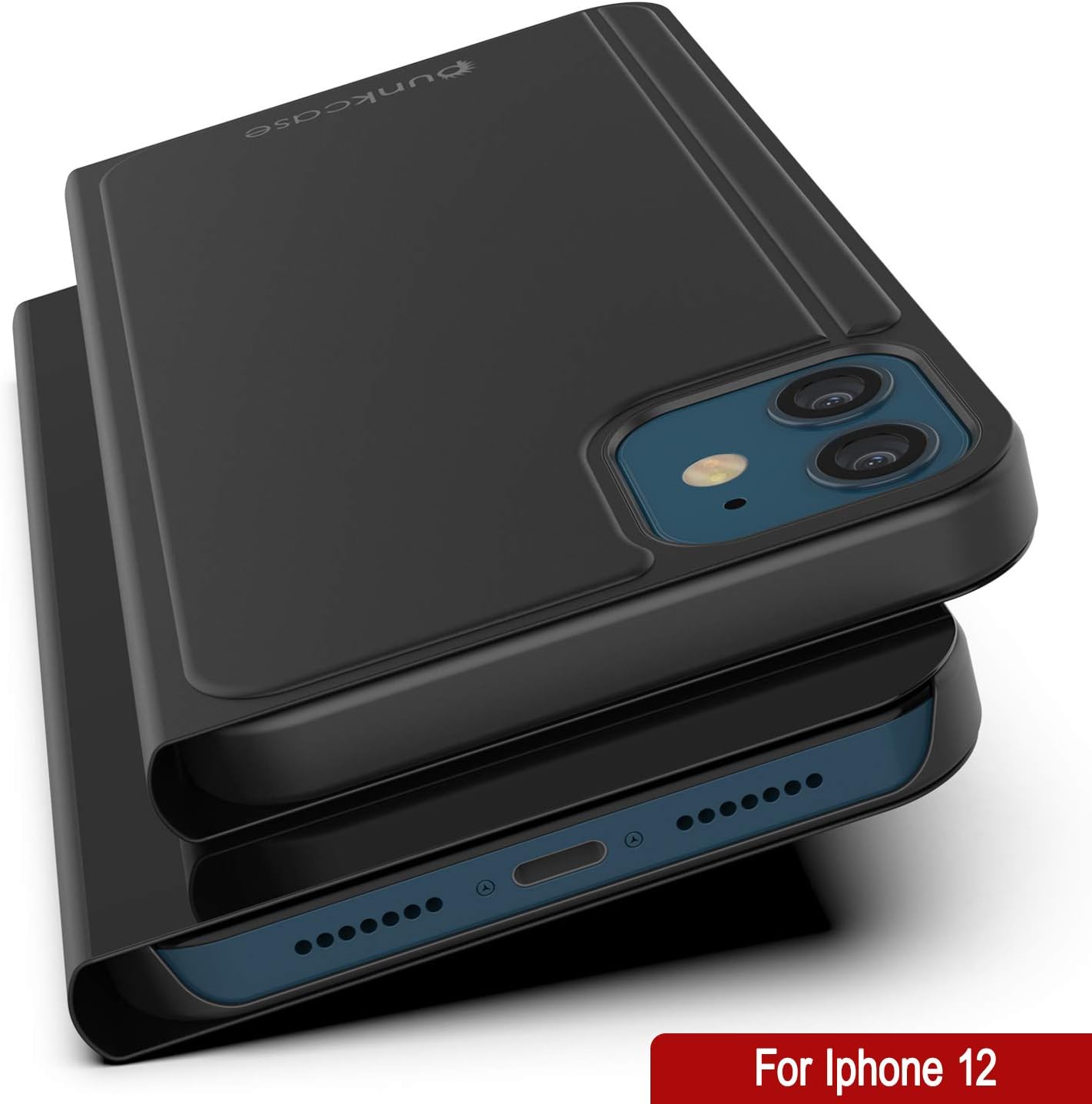 iPhone 12 Reflector Protective Flip Case W/Scratch Resistant Mirror - Image 7
