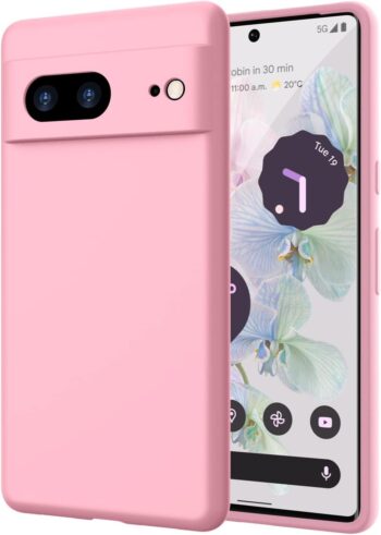 For Google Pixel 7 (2022) Silicone Anti-Scratch Gel Rubber Shockproof - Pink