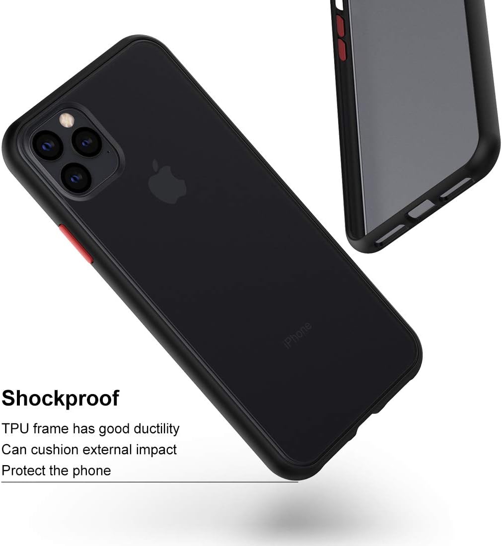 TPU Back Bumper Shockproof Protective for iPhone XIR 6.1 2019- Black - Image 7