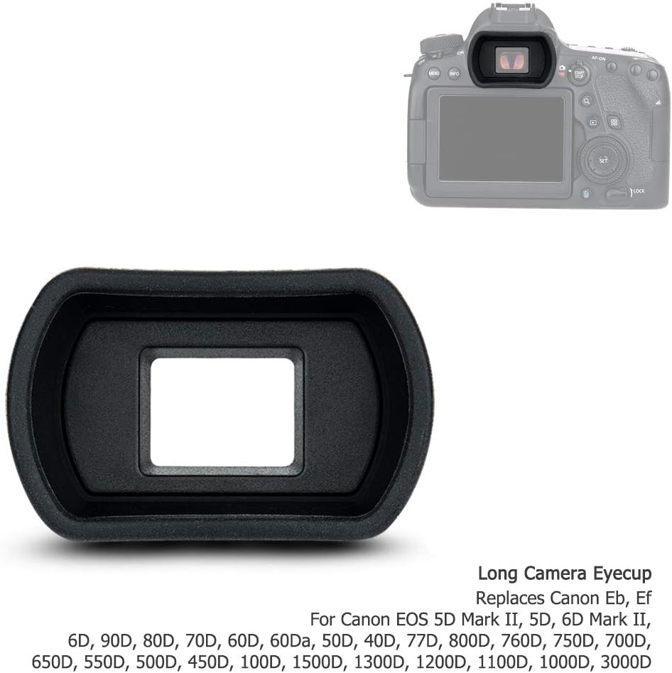 Soft Silicon Camera Viewfinder Eyecup Eyepiece Eyeshade for Canon EOS 850D 6D2 - Image 9