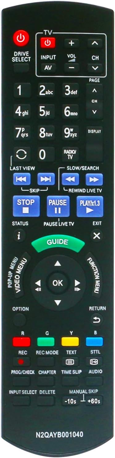 New N2QAYB001040 Replacement Remote Control Suit for Panasonic Blu-ray Disc - Image 9