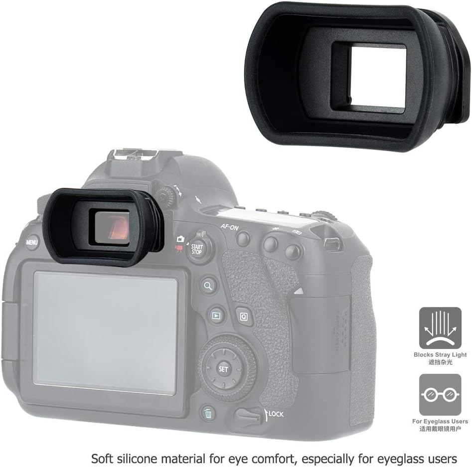 Soft Silicon Camera Viewfinder Eyecup Eyepiece Eyeshade for Canon EOS 850D 6D2 - Image 8