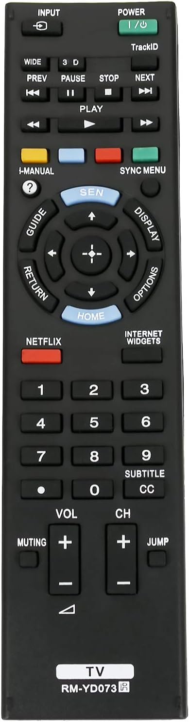 Remote Replacement for Sony TV KDL-46HX850 KDL-55HX850 KDL-46HX750