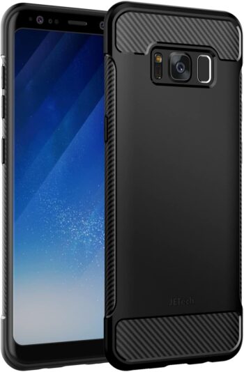 Slim Fit Case Compatible with Samsung Galaxy S8, Thin (Black)