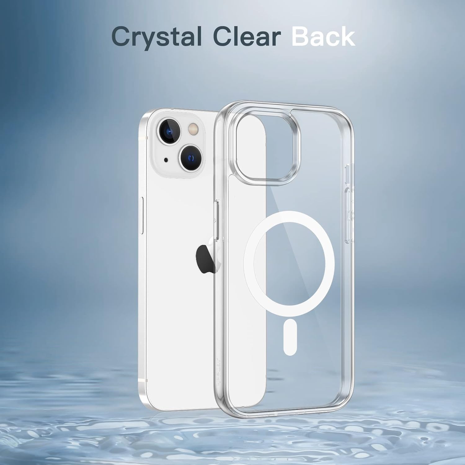 Magnetic Case for iPhone 14 Shockproof Phone Bumper Cover, Anti-Scratch (Clear) - Image 5