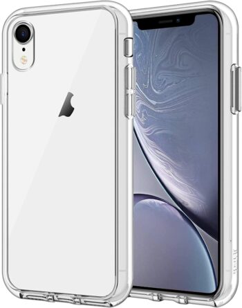 Case for iPhone XR 6.1-Inch, Non-Yellowing Shockproof Phone Bumper Cover (Clear)