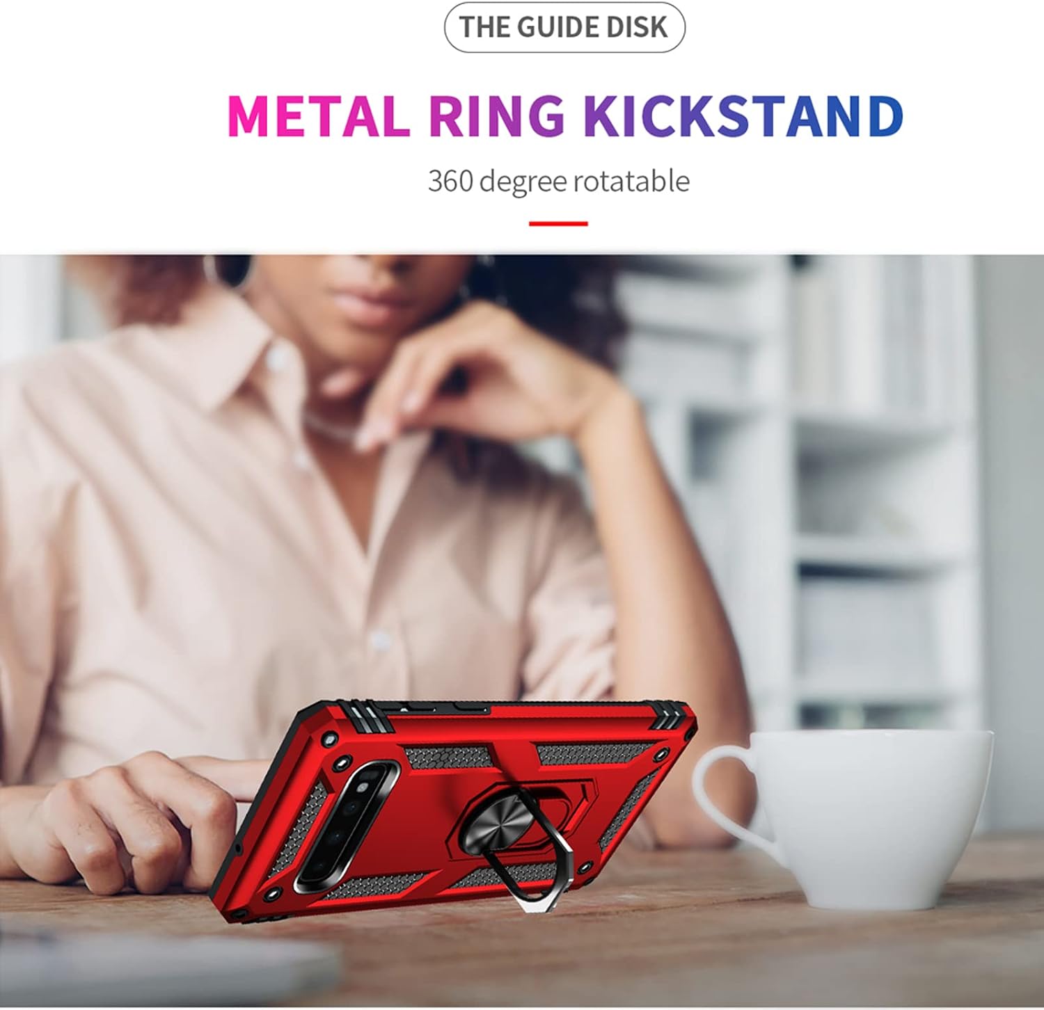 For Samsung Galaxy S10 Plus and Tempered Glass Screen Protector Case - Image 3