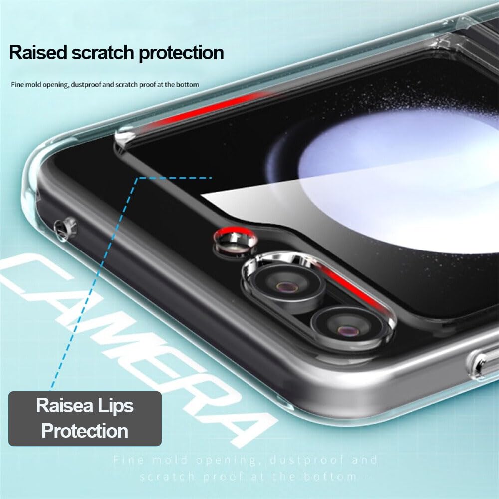 Samsung Galaxy Z Flip 5 5G Protective Acrylic + TPU Case - Image 2