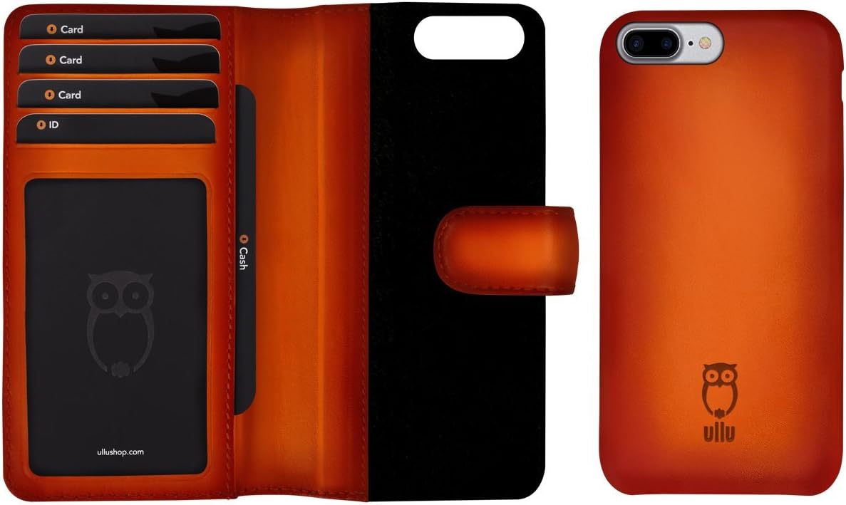 Wallet Case for iPhone 7/8 Plus - Tangerine - Image 7