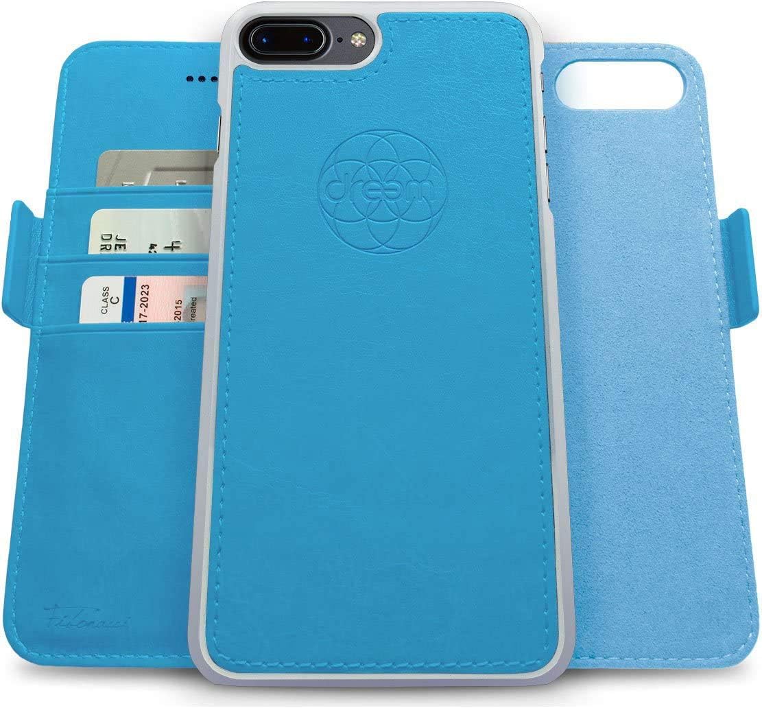 2-in-1 Wallet Case for Apple iPhone 8 Plus & 7 Plus - Luxury Leather