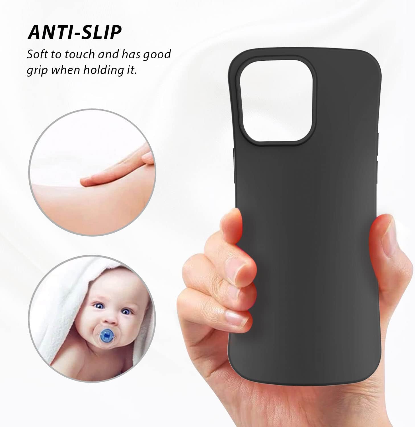 For iPhone 14 Pro Max Case Silicone Anti-Scratch Rubber Shockproof Case (2022) - Image 5