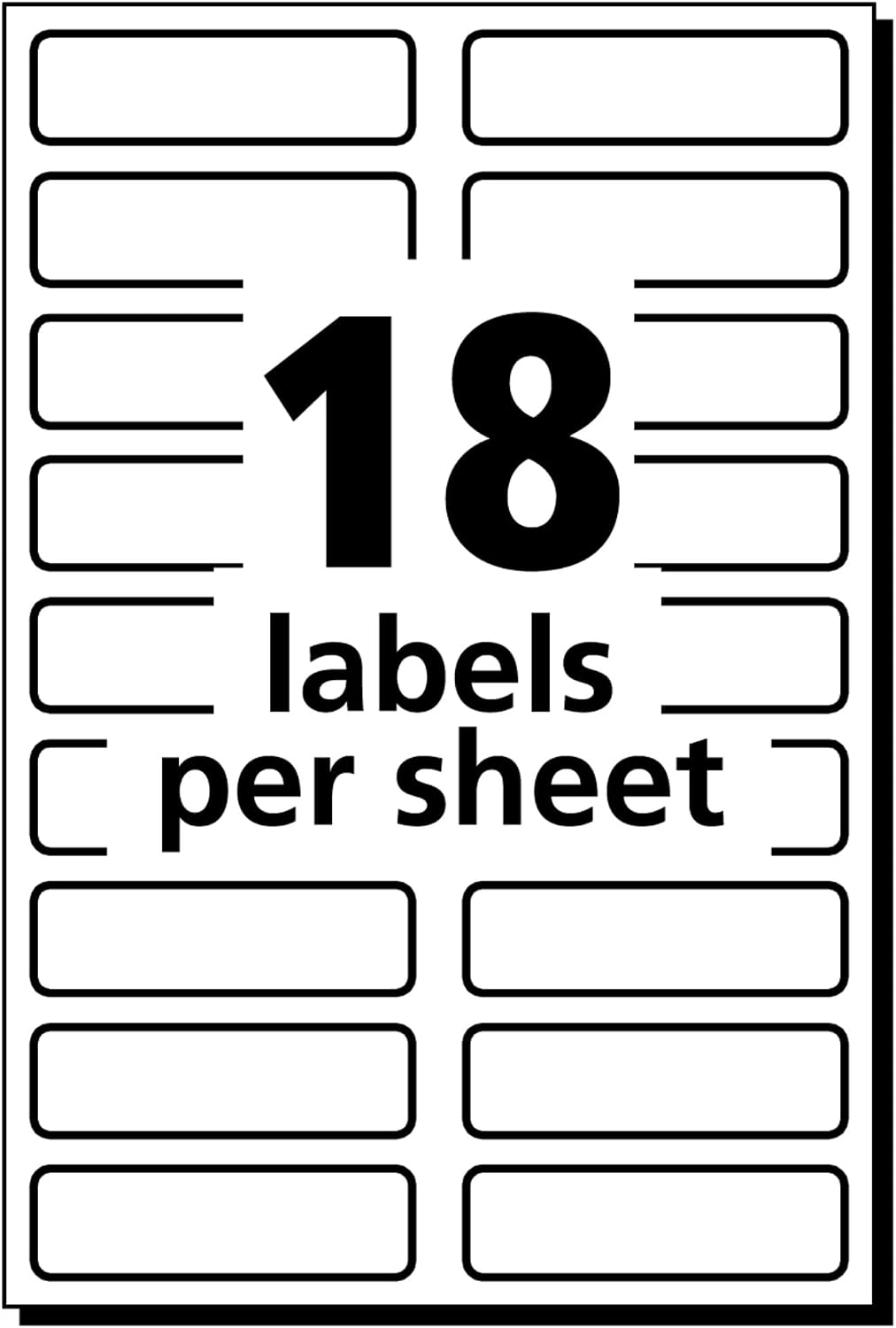 Avery No-Iron Fabric Labels, White, 45 x 13mm, A6 Sheet, 54 Labels (40720) 1Pk - Image 4