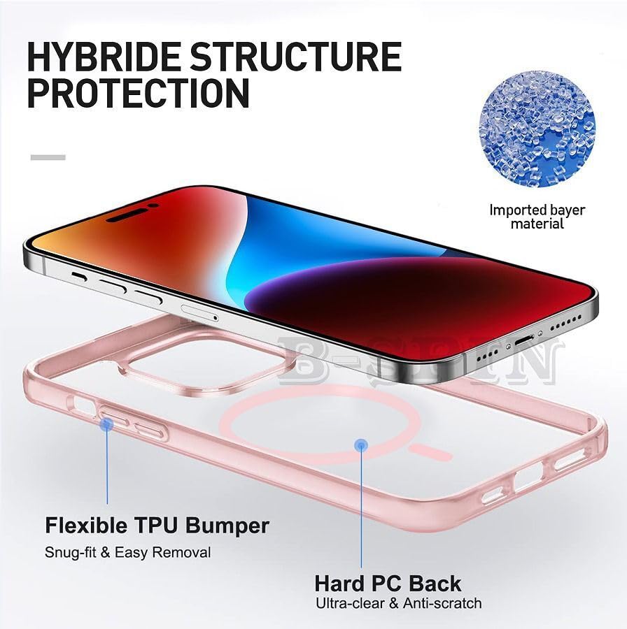 For Iphone 15 Pro Max Magnetic Scratch Resistant Protective Clear Shockproof - Image 9