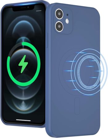 Silicone Wireless Charging Case for iPhone 11 6.1 inch - Dark Blue