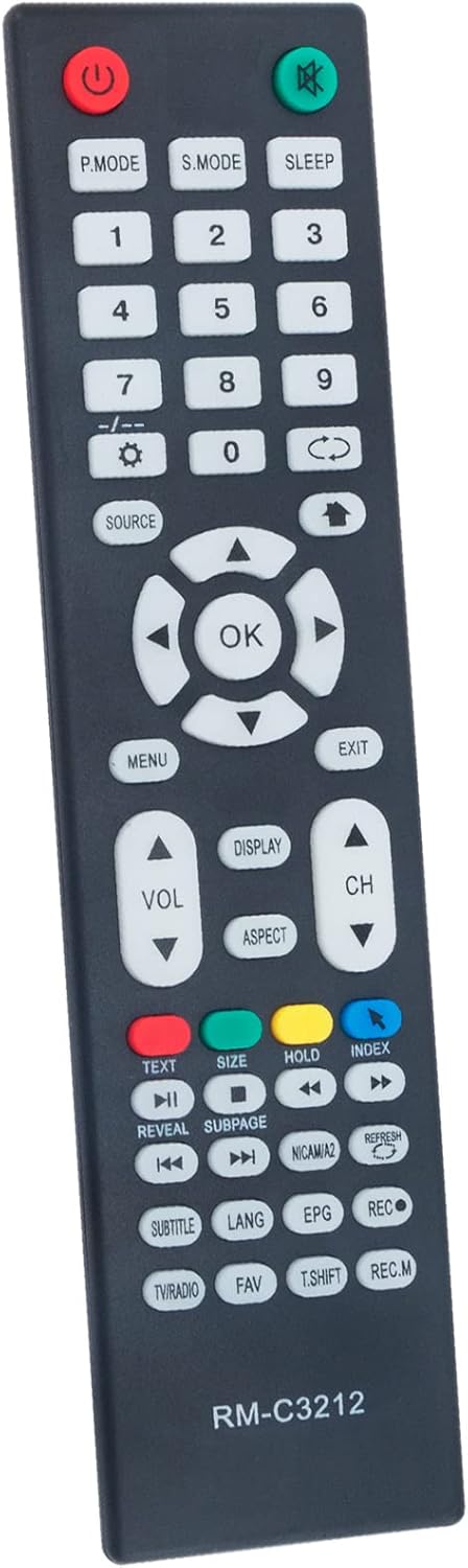 New RM-C3212 Replacement Remote Control fit for JVC 4K UHD Smart LED TV - Image 2