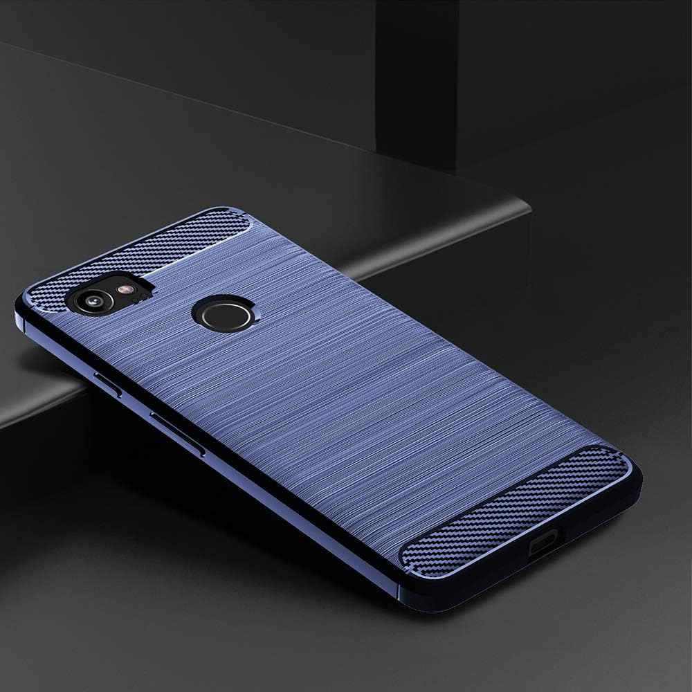 Google Pixel 2XL Slim Thin Case with Tempered Glass Screen Protector Cover - Image 2