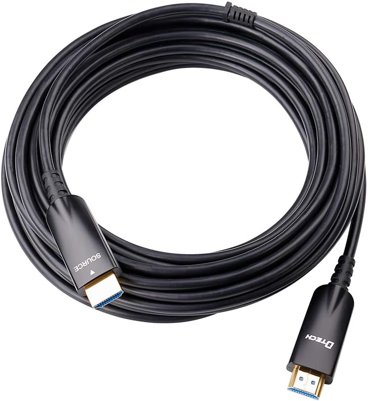HDMI Cable with 1080p 60Hz 4K 30Hz HDMI Fiber Optic Technologies-(8m,Black)25ft - Image 5