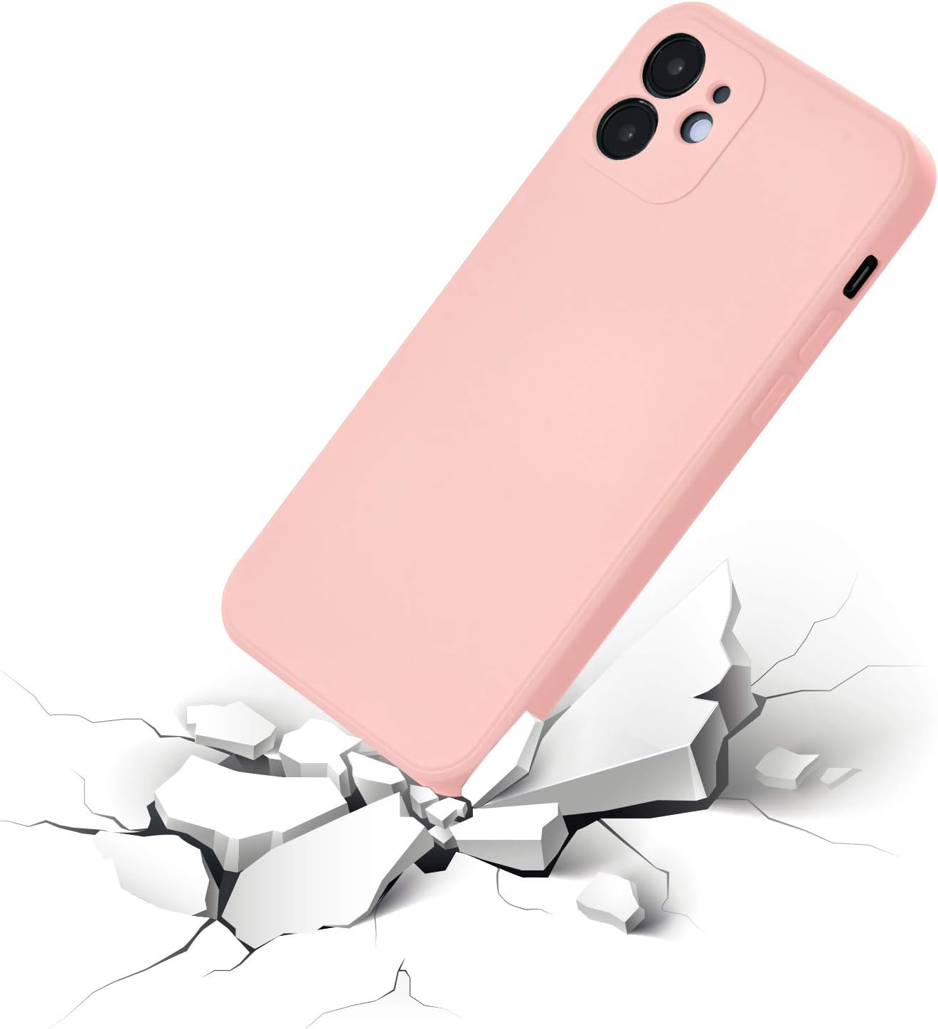For iPhone 12 6.1 inch, Slim Liquid Silicone Case Shockproof Full Body - Image 8