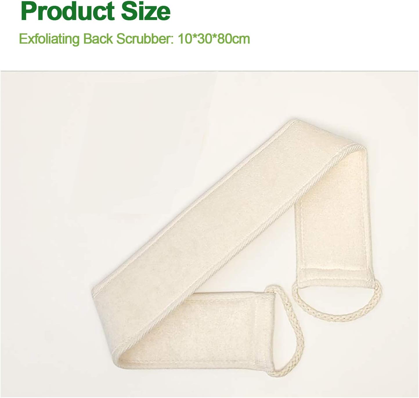 3Pack 100% Natural Back Scrubber Loofah, Eco-Friendly Bath Large Dual Sided - Image 6