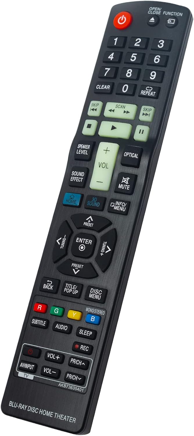 New AKB73635401 Replacement Remote Control sub AKB73635402 fit for LG Blu-ray - Image 3