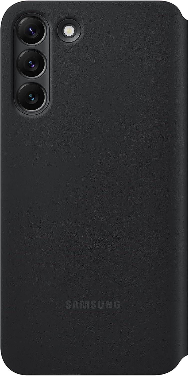 SAMSUNG Galaxy S22+ S-View Flip Cover, Protective Phone Case, Black - Image 4