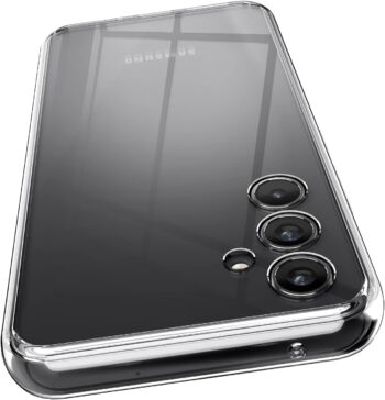 Hybrid TPU Clear Case Compatible with Samsung Galaxy A54