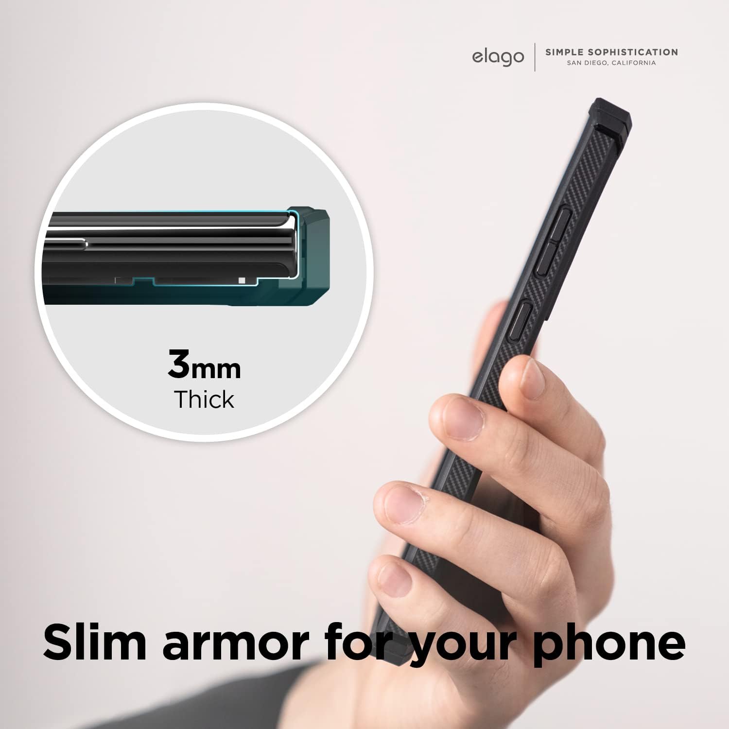 For Samsung Galaxy S22 Ultra (6.8"), Heavy-Duty Protective, Premium TPU, Carbon - Image 7