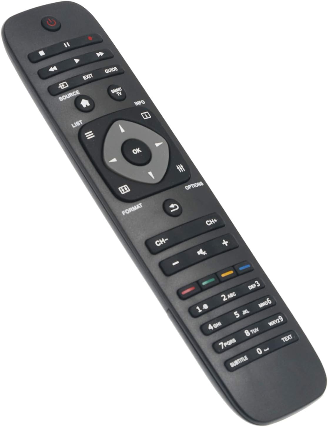 New 996590004765 Replacement Remote Control Compatible with Philips Smart LED TV - Image 2