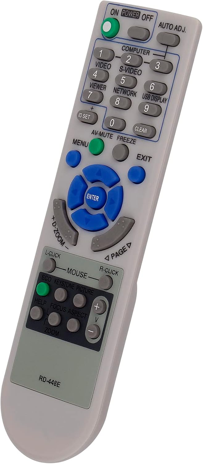 RD448E Replacement Remote Control for NEC Portable Projector M Series - Image 3