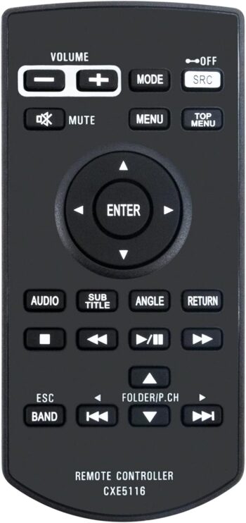 CXE5116 Replacement Remote fit for Pioneer Car DVD RDS AV Receiver AVH-X6800DVD