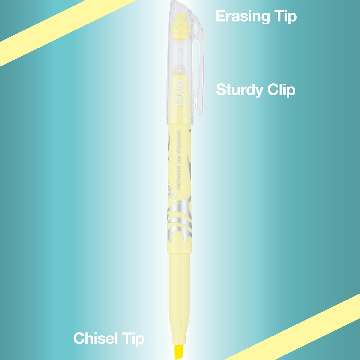 PILOT FriXion Light Pastel Collection Erasable Highlighters, Chisel Tip, 5-Pack - Image 3