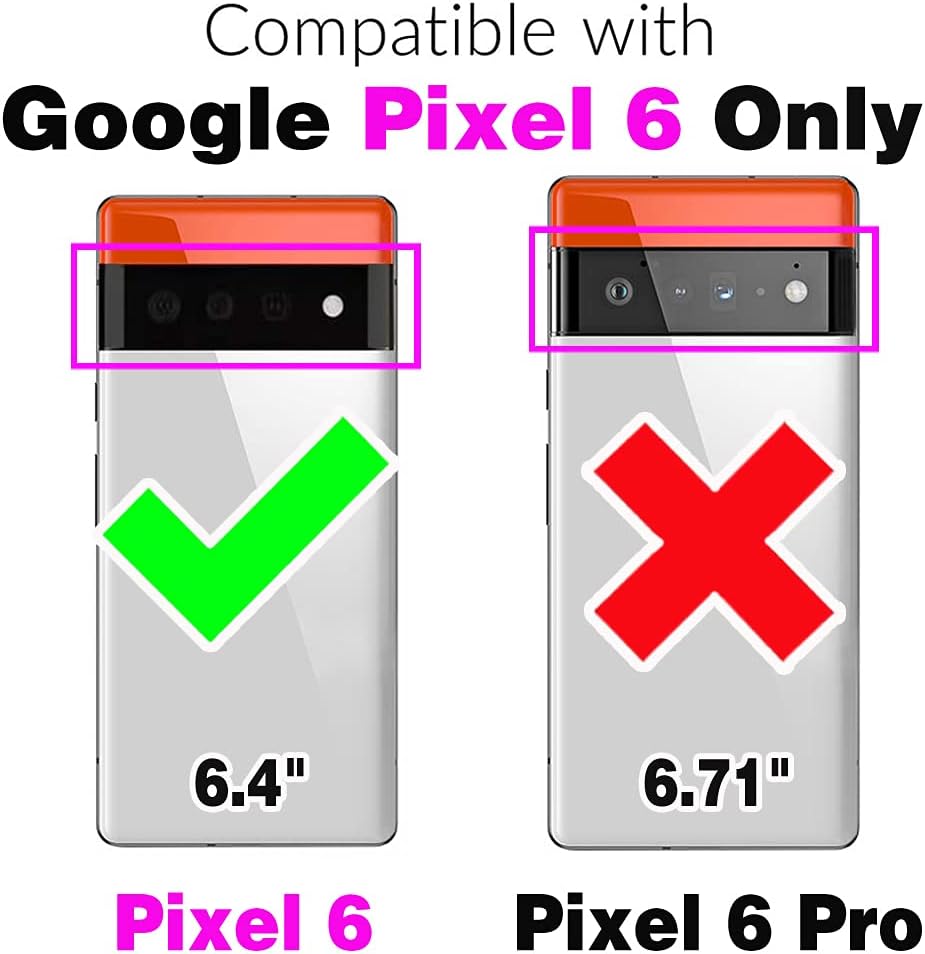 For Google Pixel 6 Tempered Glass Screen Protector Leather Flip Case - Image 2