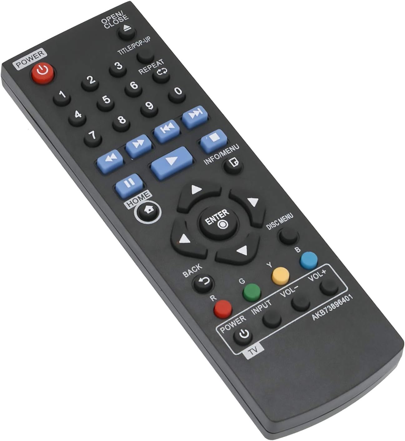 New AKB73896401 Remote Control fit for LG Blu-ray Disc DVD Player BP135 BP135W - Image 6