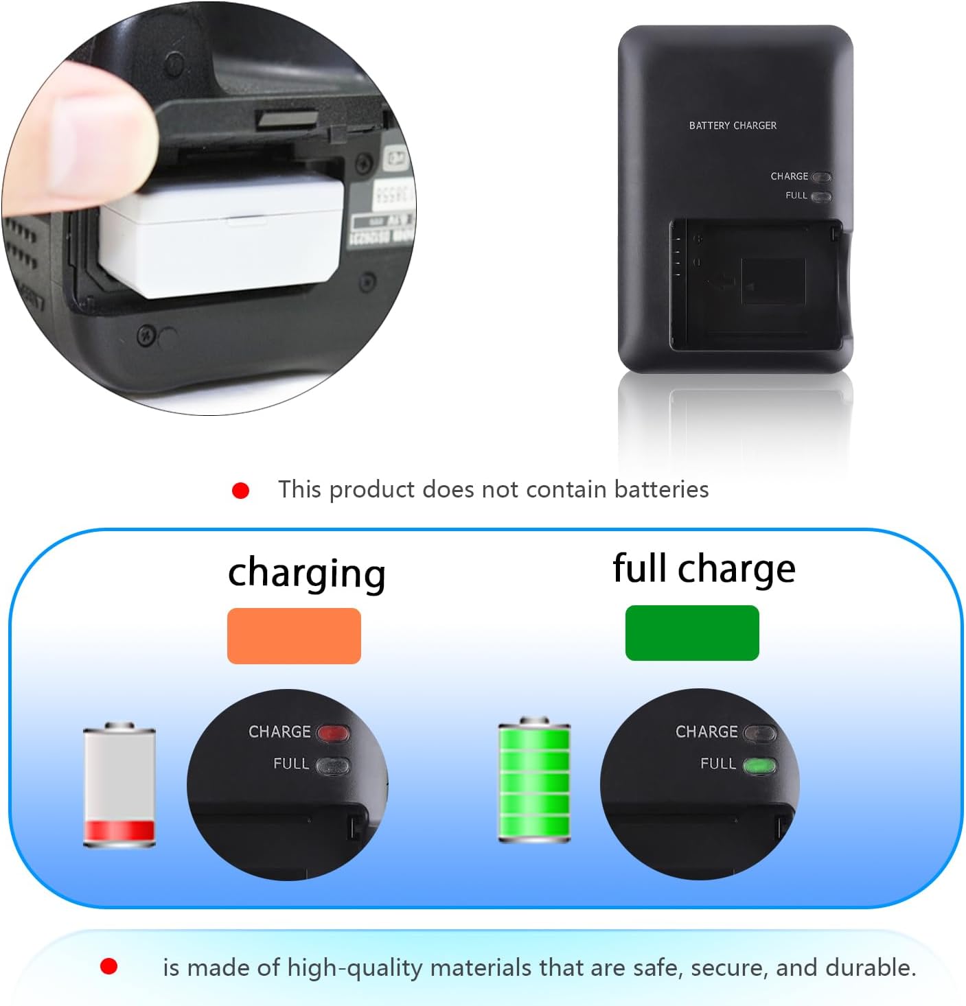 Battery Charger Compatible with Canon CB-2LC CB-2LCC CB-2LCE PowerShot - Image 5