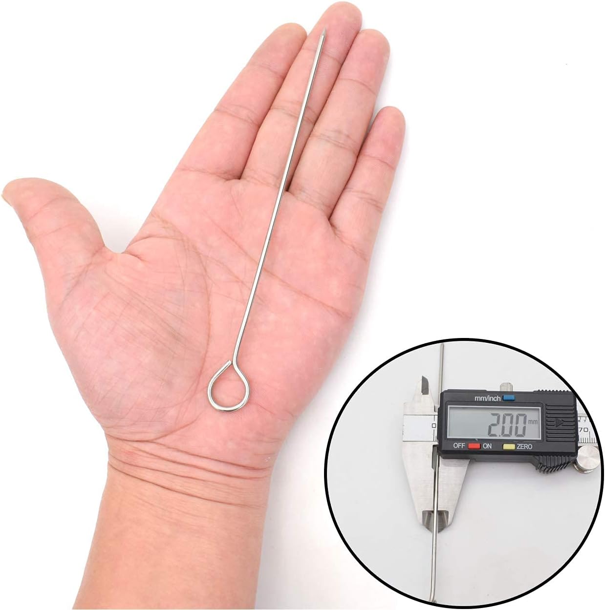 30 pcs 6 inches Turkey Lacers for Trussing Turkey, Stainless Steel Skewers - Image 4